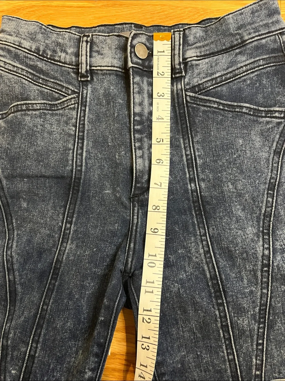 DL1961 Mara Ankle High Rise Instasculpt Straight Jeans | Size 27 | Premium Denim